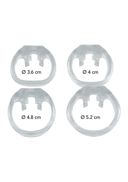 4-Pas cnoty transparentny stalowy Hidden Desire 4.5 cm-4