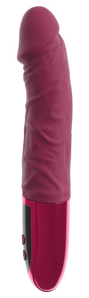 5-Wibrator realistyczny beau coeur Varelo czerwony silikonowy USB 23 cm-5