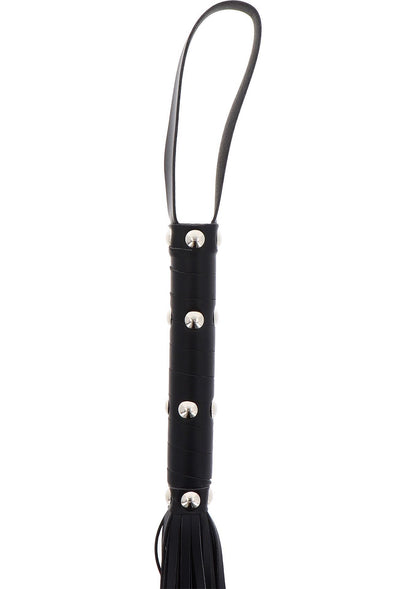 4-Pejcz z ćwiekami Hidden Desire czarny 75 cm-4