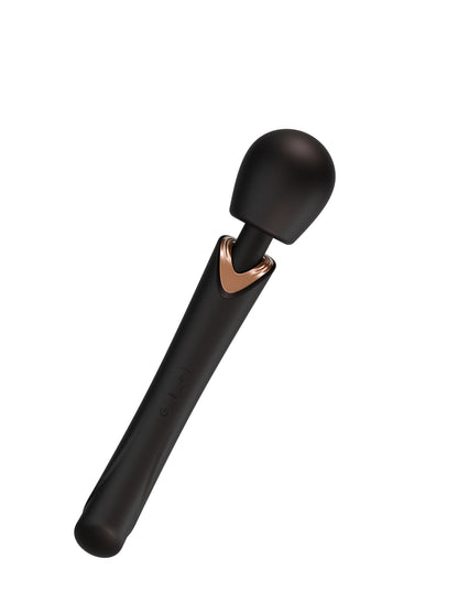 4-Masażer wibracyjny silikonowy Perfect Wand czarny USB-4