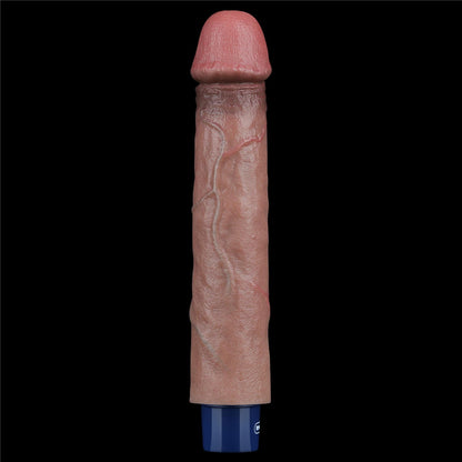 3-9" REAL SOFTEE Rechargeable Silicone Vibrating Dildo-3