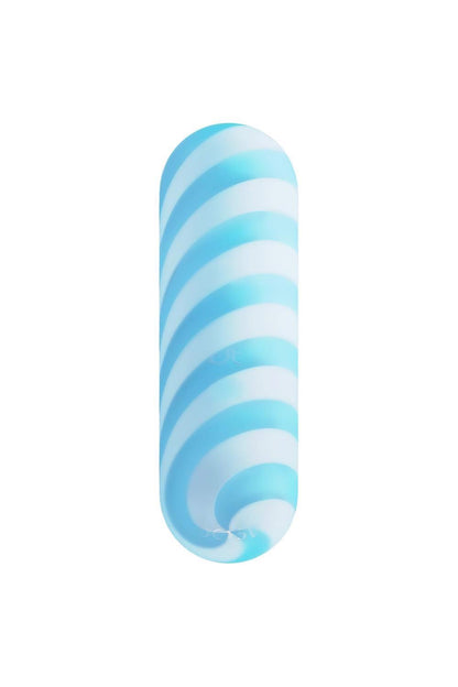 3-Wibrator bullet Glitz Blue For You Dreamtoys niebieski USB 10,9 cm-3