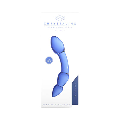 4-Szklane dildo Chrystalino Superior niebieskie 18 cm-4