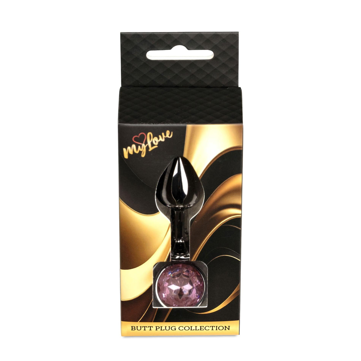 4-Biżuteria analna srebrna z diamentem MyLove Toys 7 cm-4