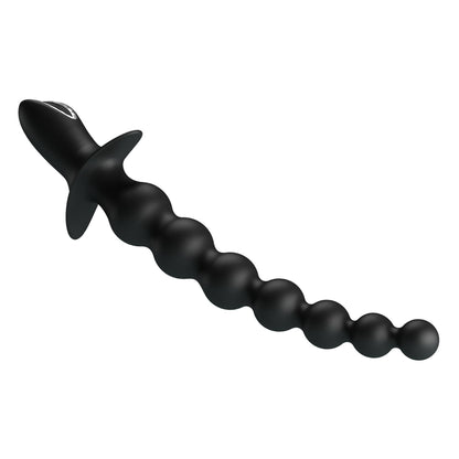 5-Pręt analny wibrujący Pretty Love Dedron czarny 25 cm USB-5