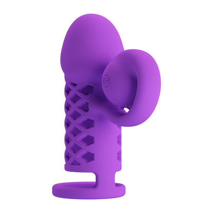 4-Przedłużka na penisa Romance stymulator łechtaczki 10 wibracji USB-4