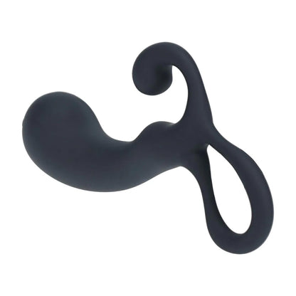 3-Masażer prostaty silikonowy Levelz M czarny 13 cm-3