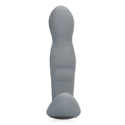 3-Silikonowy rotacyjny stymulator prostaty Loveline szary z pilotem 13 cm-3