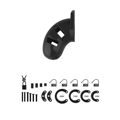 5-Klatka czystości ManCage Model 13 czarna 9 cm-5