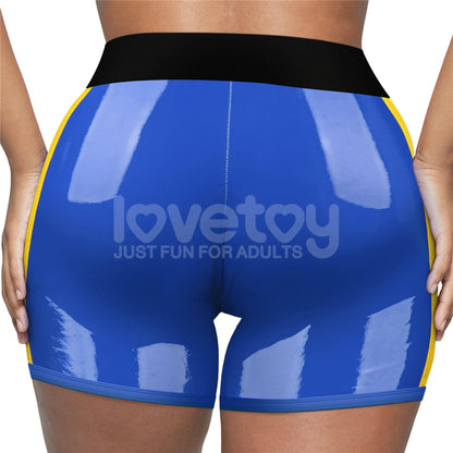 2-Chic Strap-On shorts (32 - 35 inch waist) Blue-2