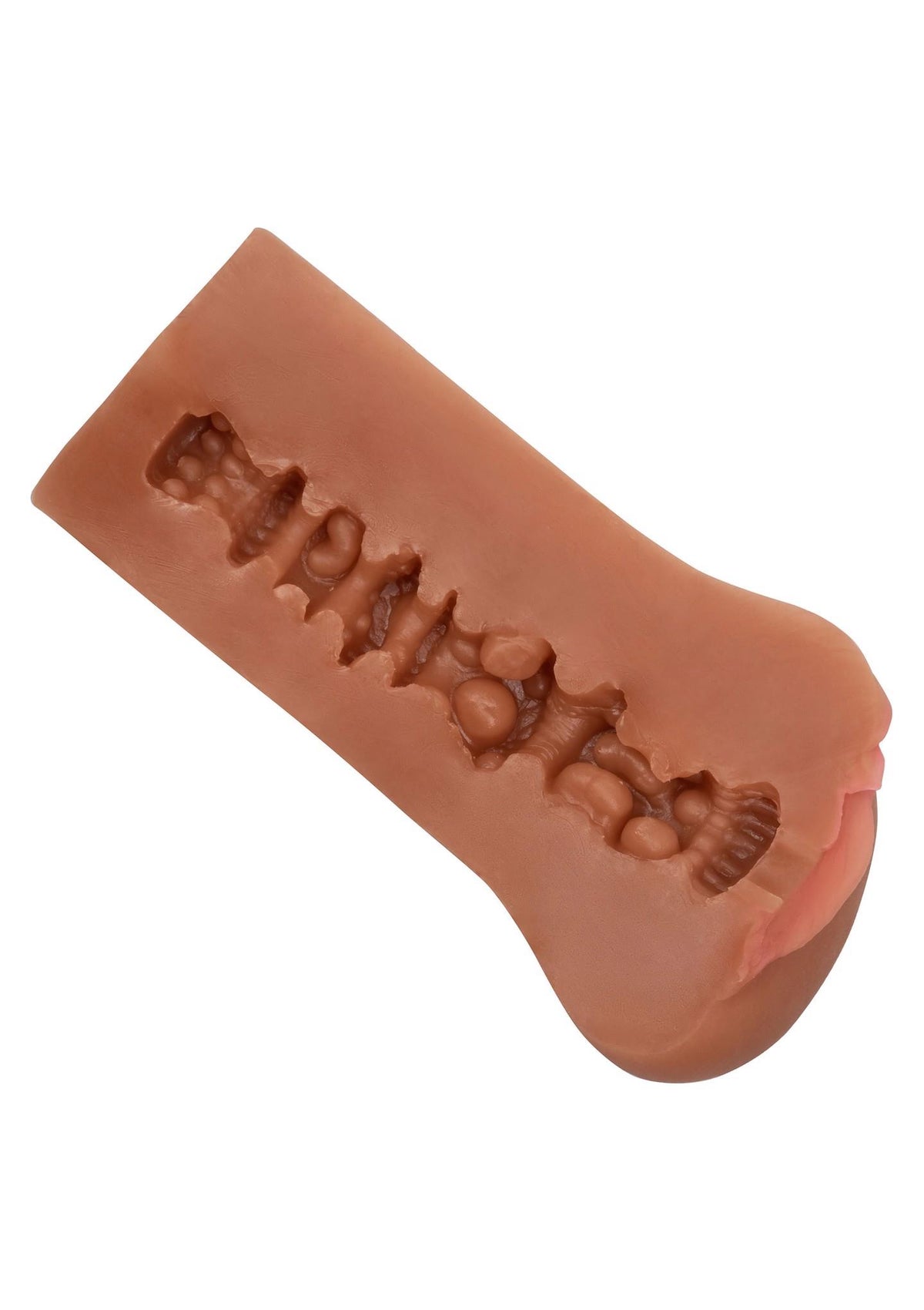 6-Masturbator Boundless Vulva TPE karmelowy 14 cm wodoodporny-6