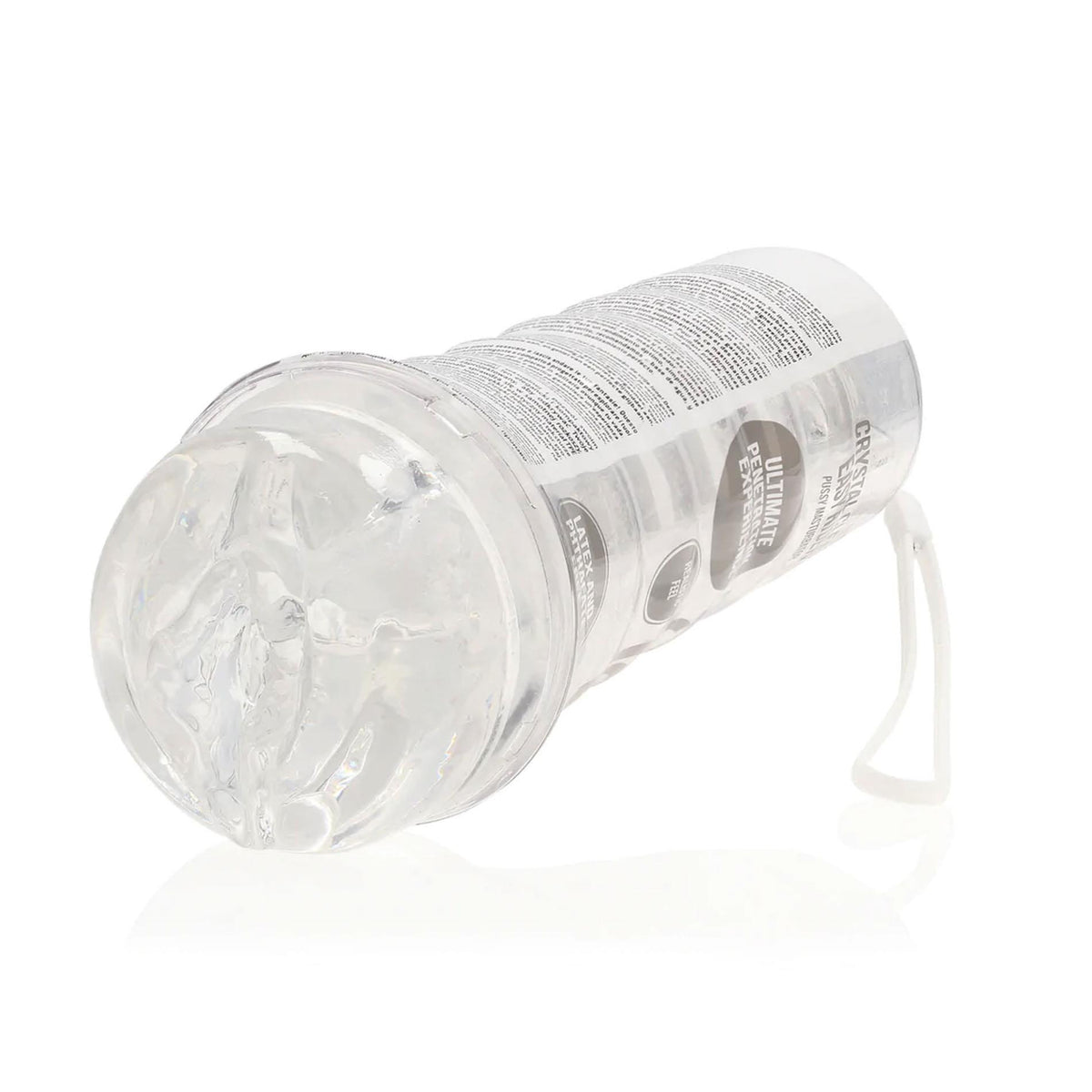 6-Masturbator RealRock Easy Rider przezroczysty TPE 21,5 cm-6