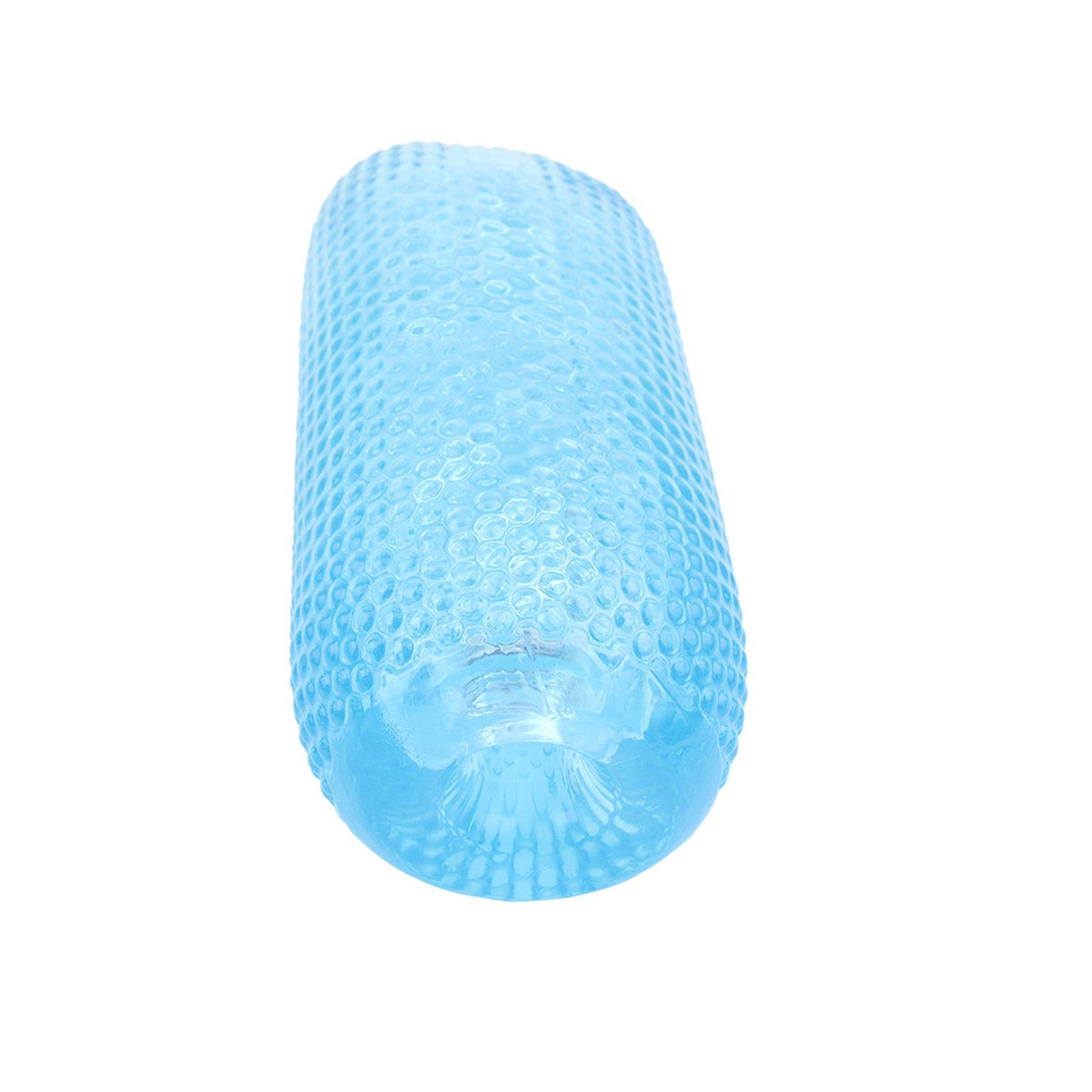 3-Masturbator dłoniowy z wypustkami Prof.Jason C No.3 niebieski 12,5 cm-3