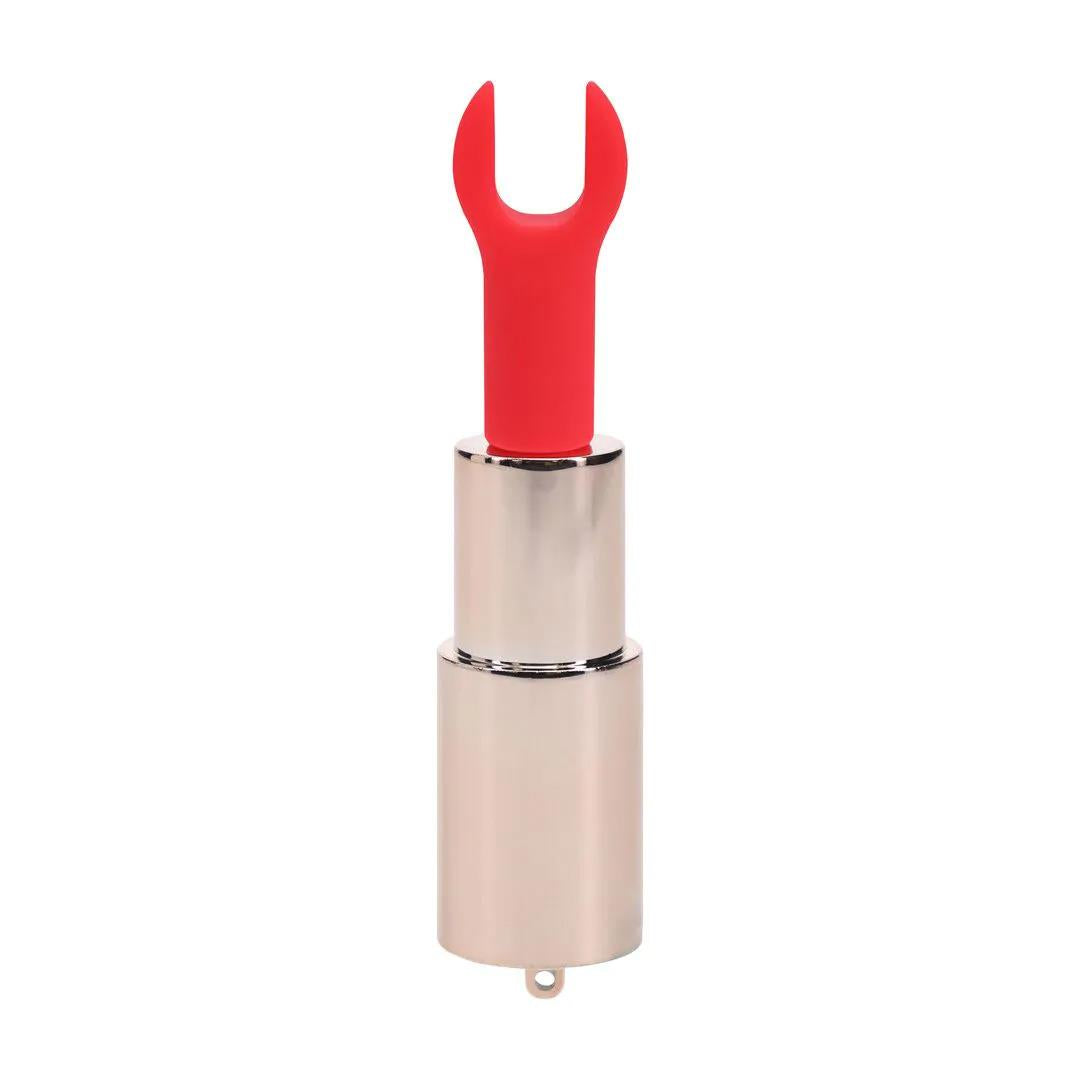 3-Wibrator szminkowy Loveline Angel różowy USB z końcówkami-3