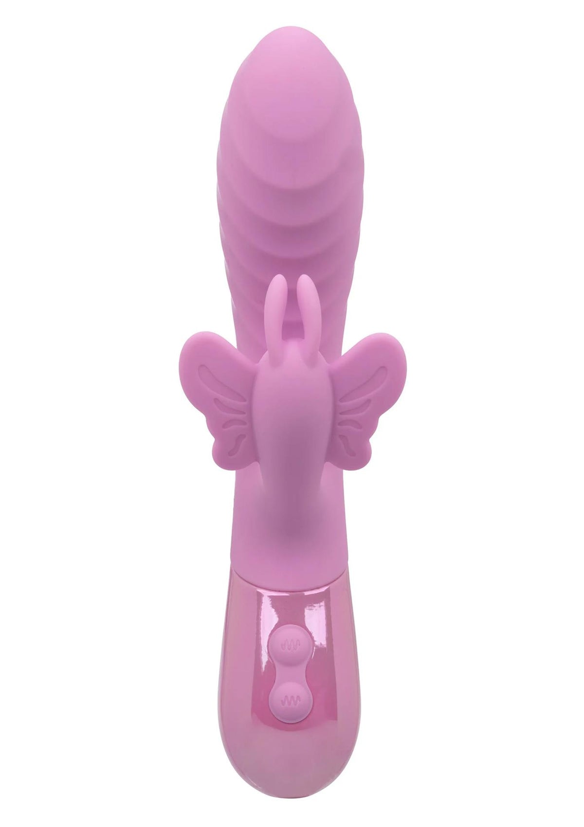 4-Wibrator króliczek Aura Dual Flutter Calexotics różowy USB 11,5 cm-4