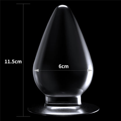 1-Flawless Clear Anal Plug 4.5''-1