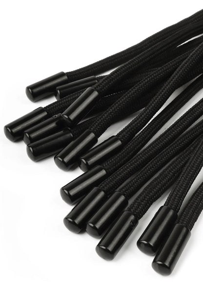 5-Flogger z węzłami Taboom czarny nylonowy-5