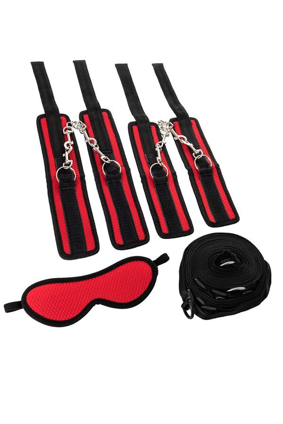 1-Zestaw bondage Anonymo Toyfa poliester czerwony-1