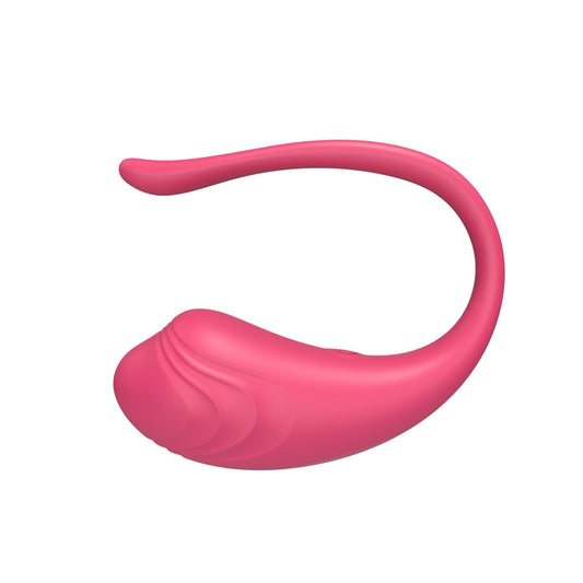 1-Jajeczko wibrujące App Love z aplikacją czerwone silikonowe 9,6 cm-1