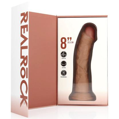 6-Wibrator realistyczny RealRock rotujący cielisty 20 5 cm-6