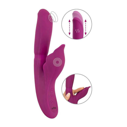 6-Wibrator króliczek Javida 4 funkcje silikonowy USB-6
