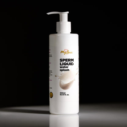 2-Żel intymny MyLove imitujący spermę biały 300 ml-2