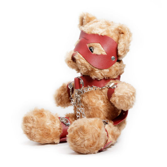 1-Miś bondage Crushito Crushious czerwony 31 cm-1