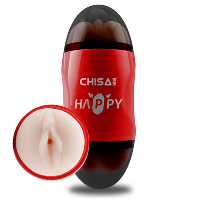 3-Masturbator Happy Cup usta i pochwa z wibracją MX-3