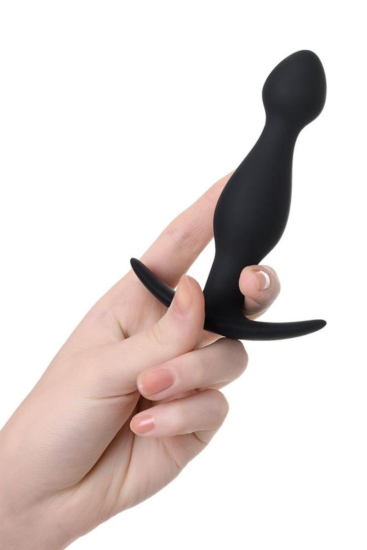 4-Korek analny silikonowy A Toys czarny S 11,5 cm-4