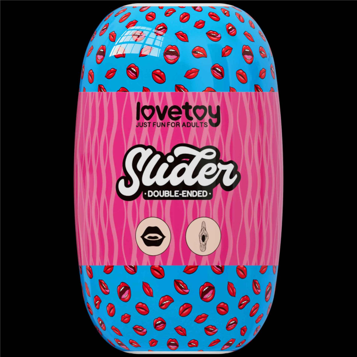13-Masturbator dwustronny Lovetoy usta i pochwa z wibracjami-13