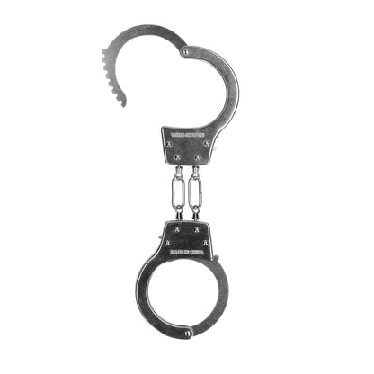 5-Metal Hand Cuffs - Silver-5