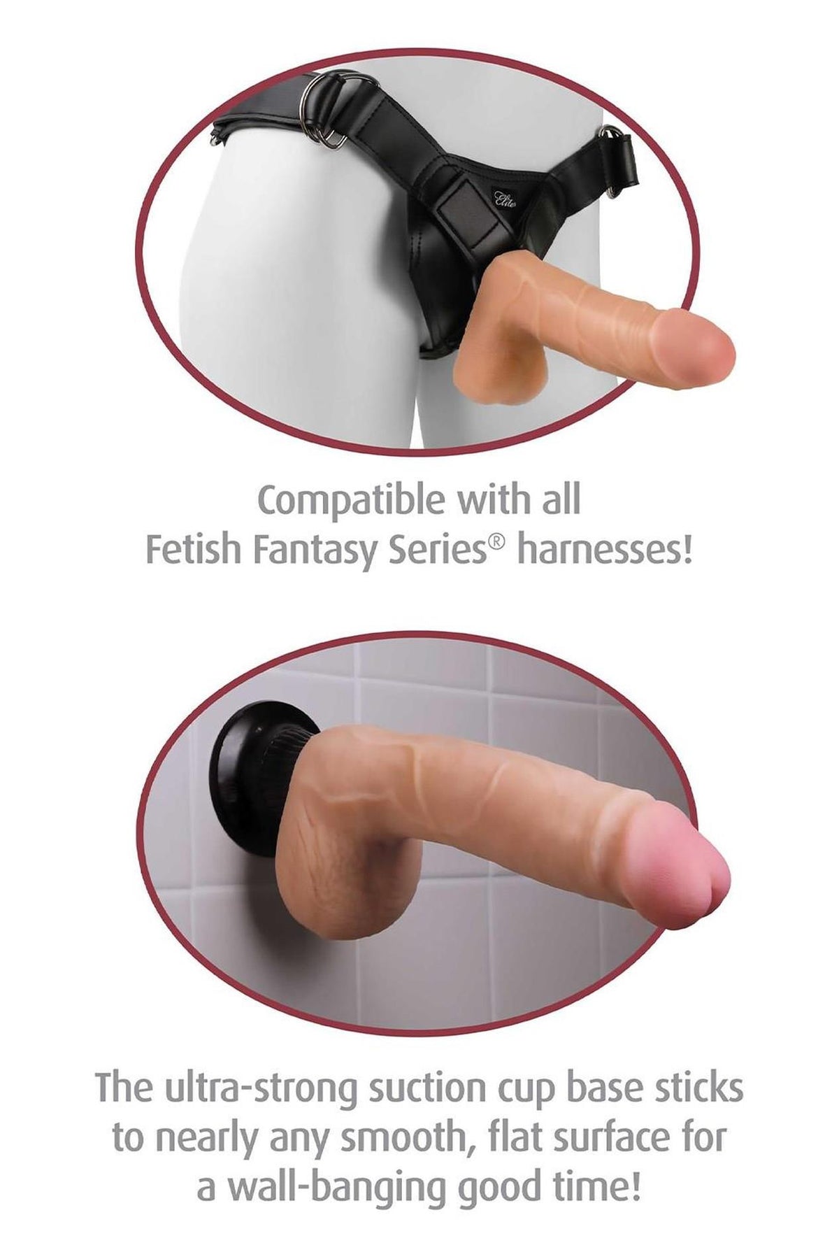 1-Dildo realistyczne z przyssawką Real Feel Deluxe No. 7 Pipedream-1