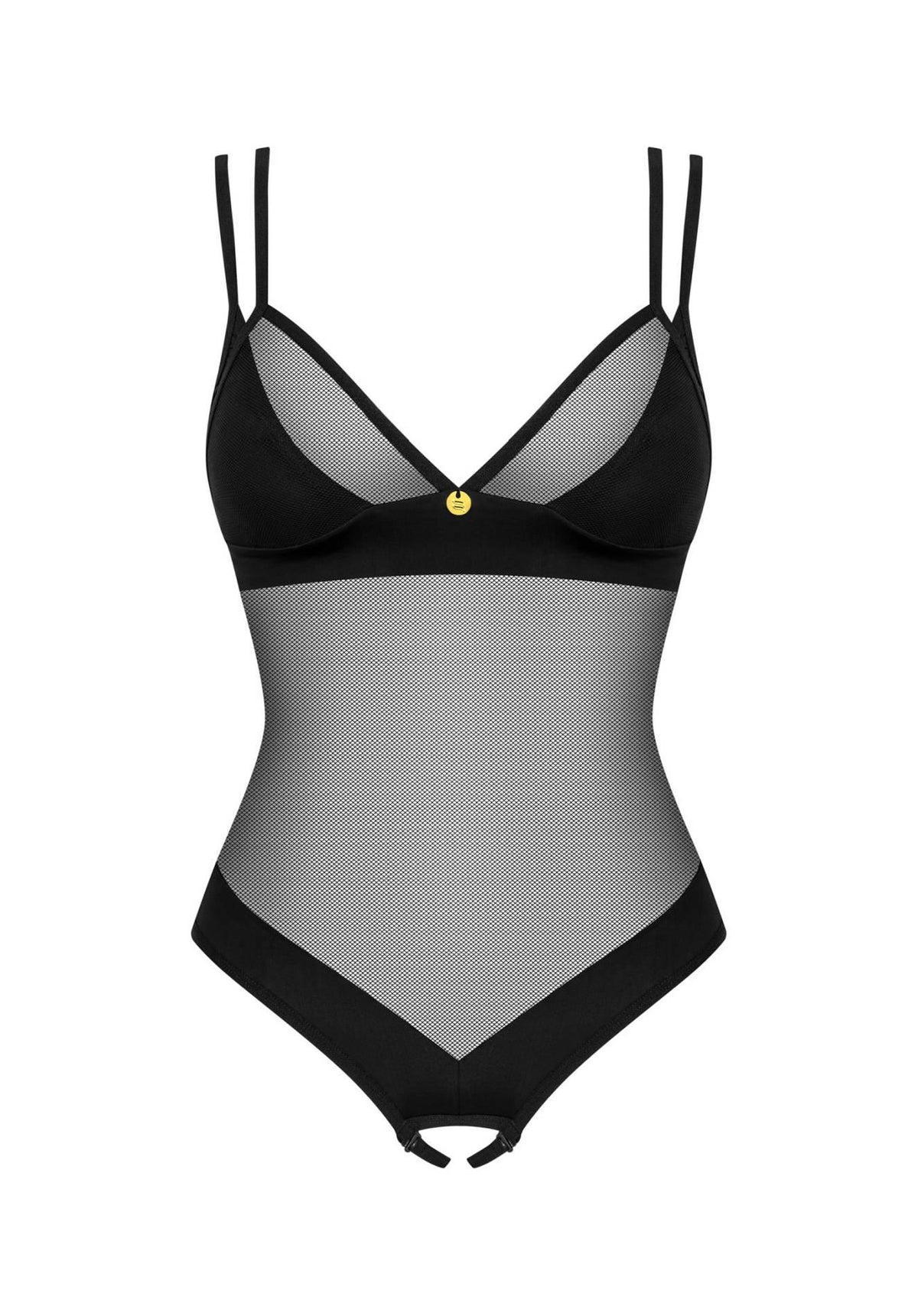 5-Body otwarte Obsessive Nesari czarne XL/2XL-5