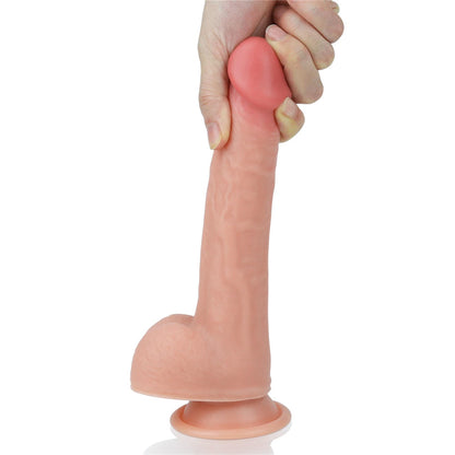 4-8'' Dual layered Platinum Silicone Cock-4