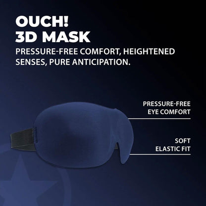 3-Opaska na oczy 3D Ouch granatowa-3