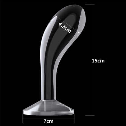 4-Flawless Clear Prostate Plug 6.0''-4