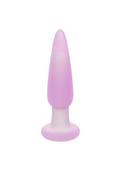 5-Plug analny wibrujący Calexotics Lavender Haze fioletowy silikonowy-5