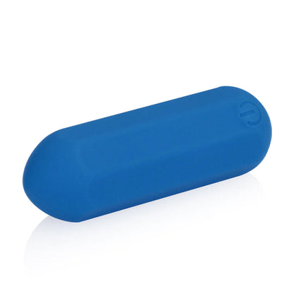 9-Wibrator silikonowy heksagonalny Loveline niebieski 7,2 cm-9