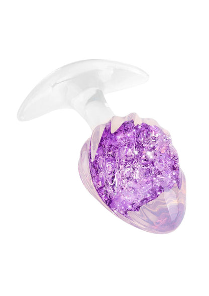 5-Korek analny ToyJoy Crystal Medium fioletowy 9,5 cm-5