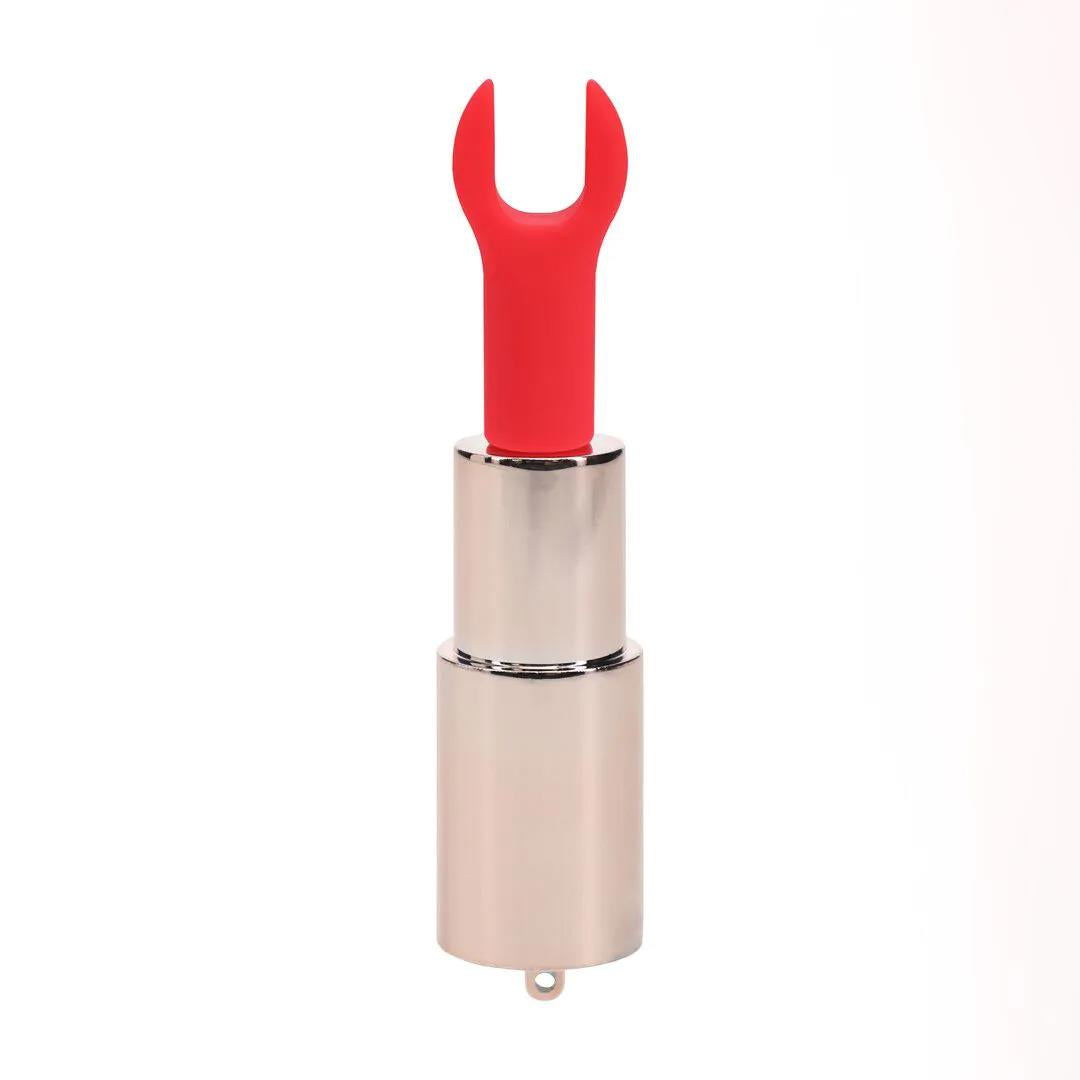 6-Mini wibrator szminkowy Loveline Candy różowy USB-6