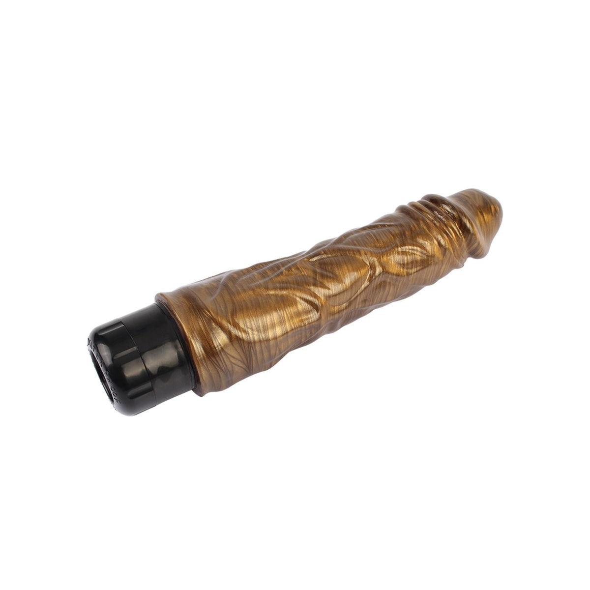 4-Wibrator realistyczny Chubby Beau Gold złoty DarkMuscle 22 cm-4