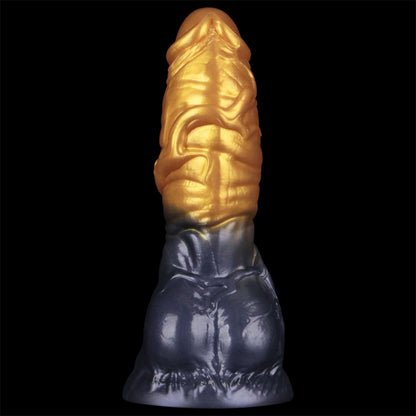 4-7.5'' Dual Density Silicone Inflatable Dildo-4
