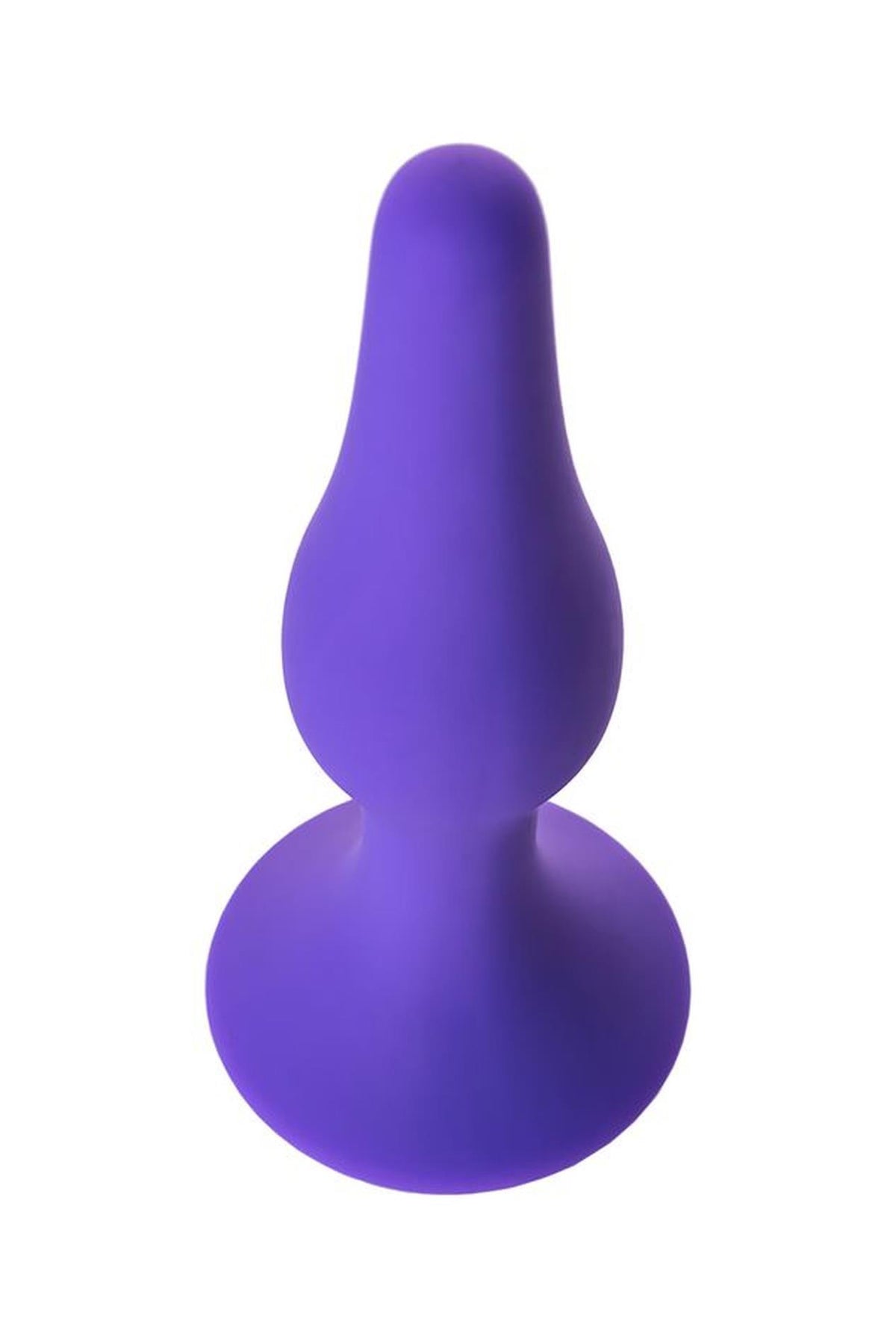 4-Korek analny silikonowy z przyssawką A-Toys fioletowy 10 cm-4