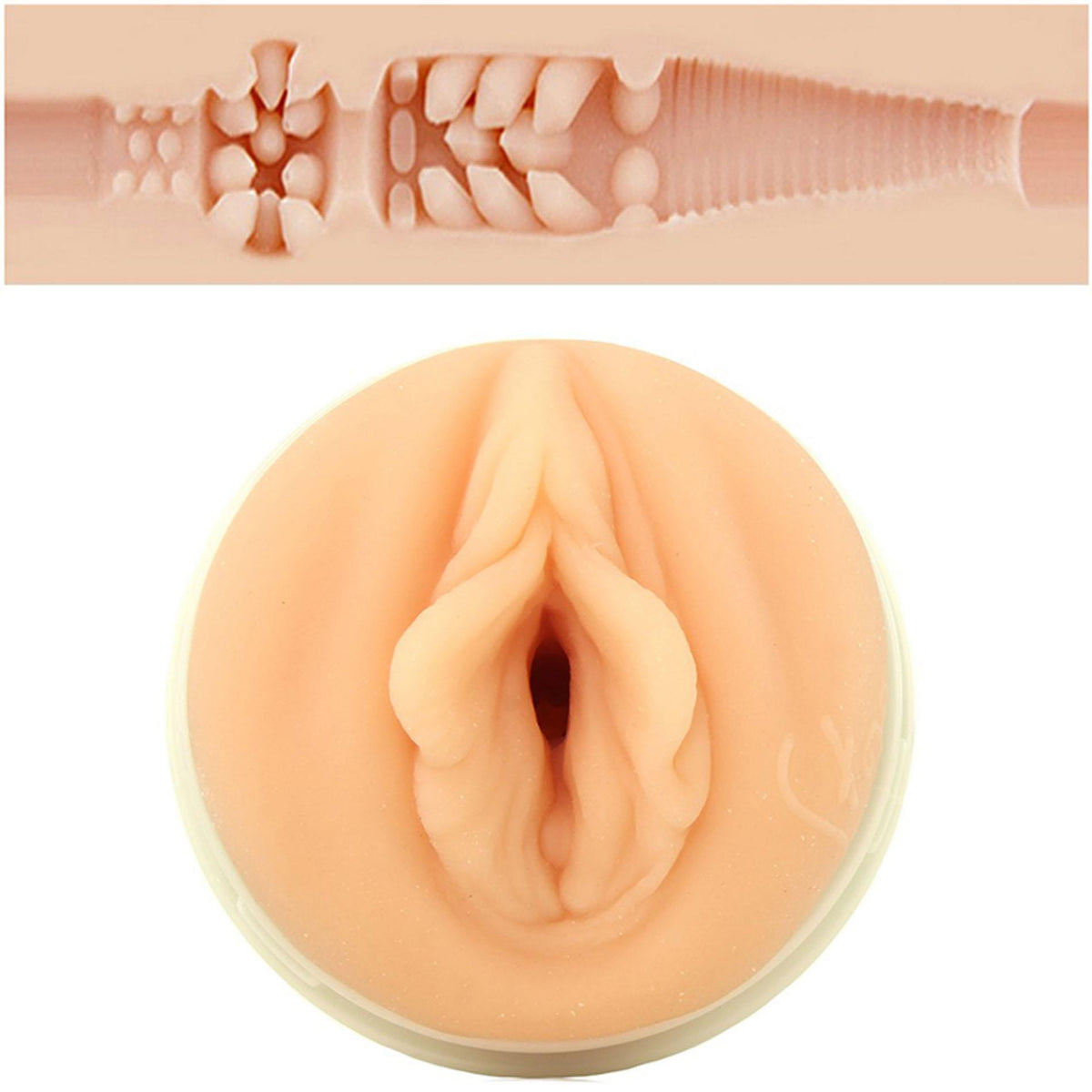 2-Masturbator Fleshlight Stoya Destroya beżowy 25 cm-2