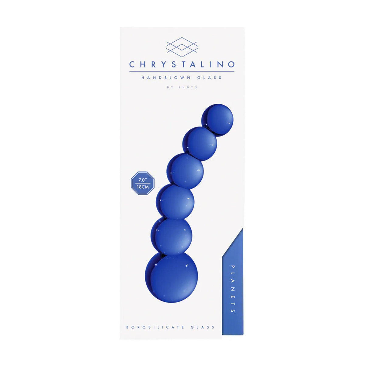 3-Dildo szklane Planets Chrystalino 18,5 cm-3