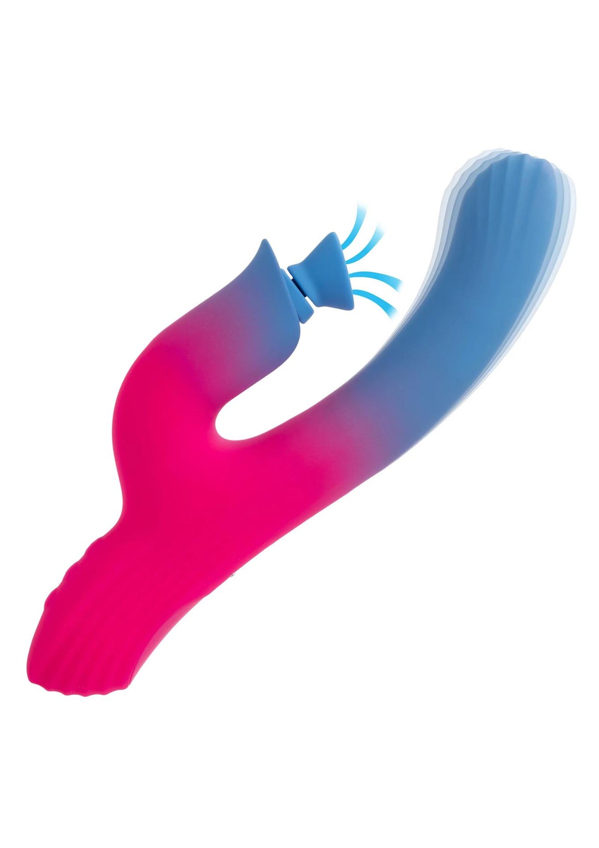 6-Stymulator ssący Calexotics różowy USB 14 cm-6