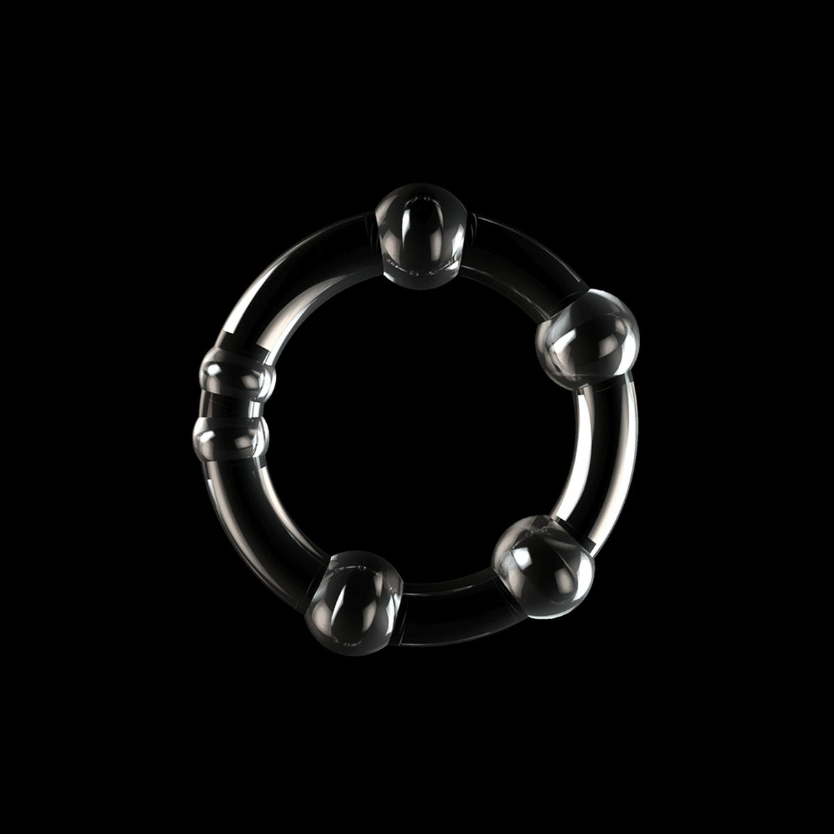 5-Power Plus Triple Beaded Ring Set-5