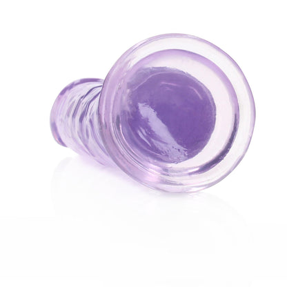 7-Żelowe przezroczyste dildo realistyczne z przyssawką RealRock 14,5 cm-7