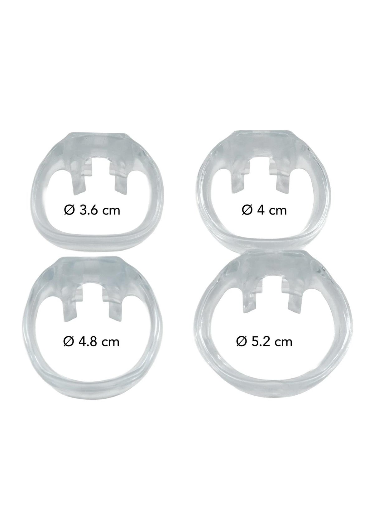 1-Pas cnoty Clear Control przezroczysty Hidden Desire 10 cm-1