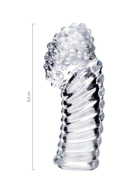 10-Przedłużka silikonowa A Toys Dale transparentna 8,5 cm-10